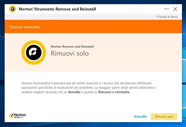 Come disinstallare Norton