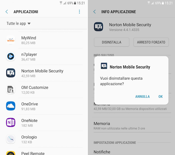 Come disinstallare Norton