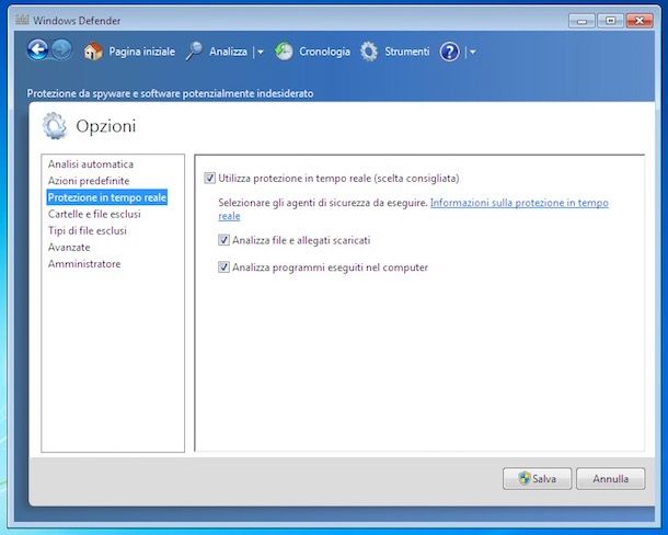 Come disinstallare Windows Defender