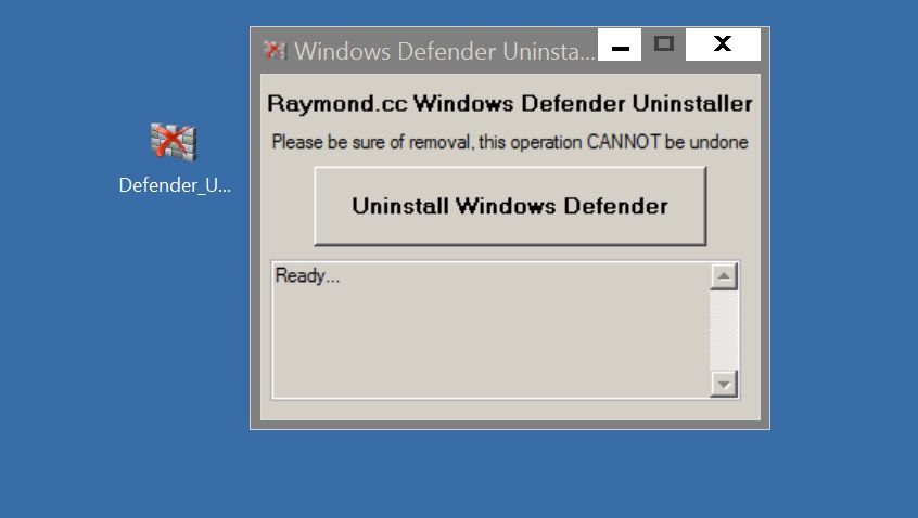 Come disinstallare Windows Defender