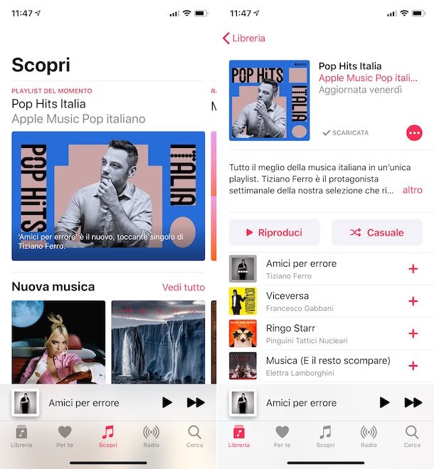 App Musica iOS
