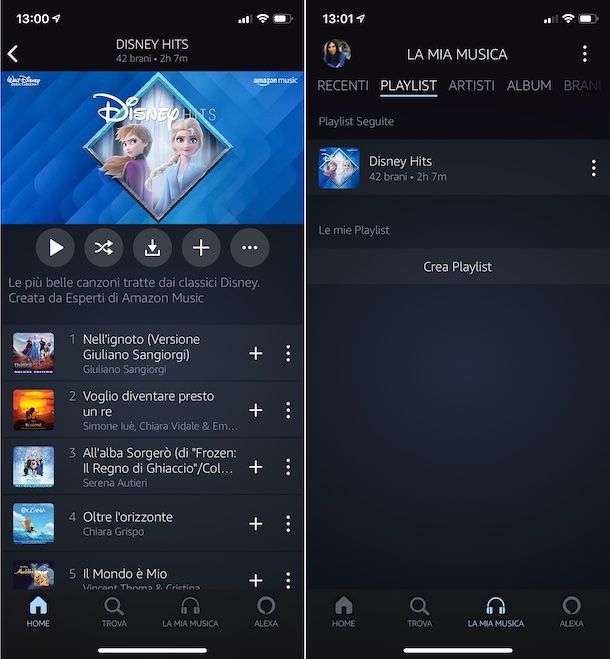 App Amazon Music iOS