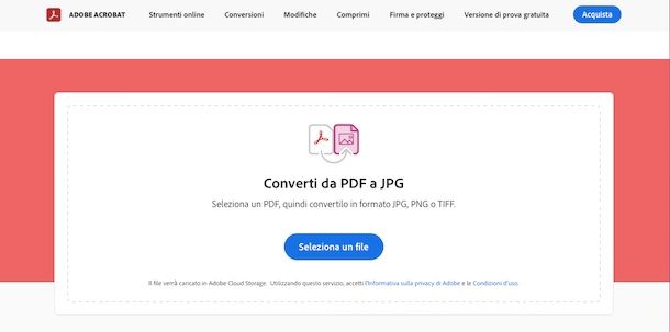Altre soluzioni di conversione online Adobe