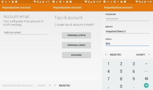 Come configurare mail Libero su Android