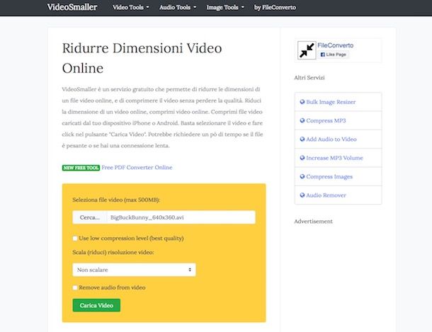 Come zippare un video