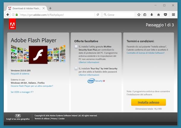 Come scaricare Adobe Flash Player gratis