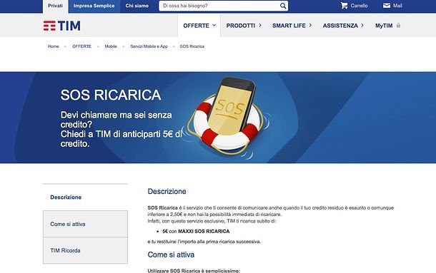 Come ricaricare TIM