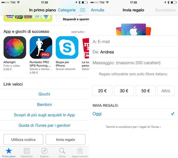 Come regalare WhatsApp