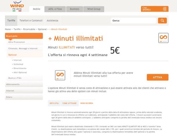 Come Controllare Le Promozioni Attive Wind