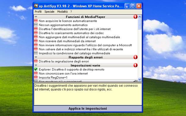 Come velocizzare Windows XP