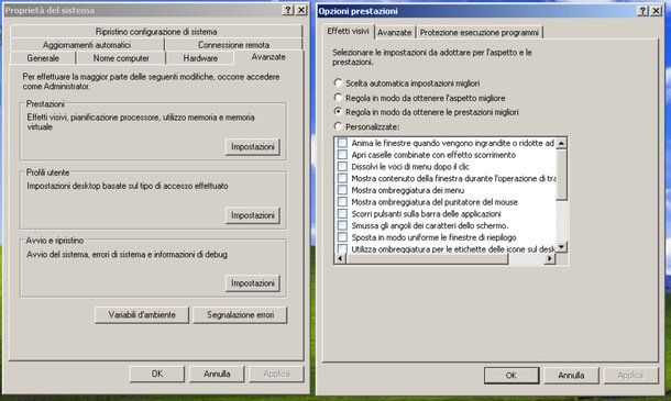 Come velocizzare Windows XP