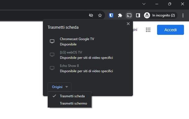 Come connettere PC a TV