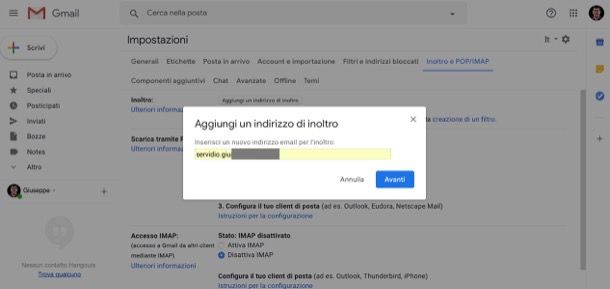 Sincronizzare messaggi in uscita da Gmail ad Outlook