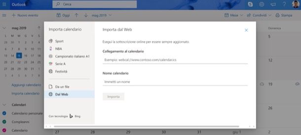 Sincronizzare calendario Gmail e Outlook