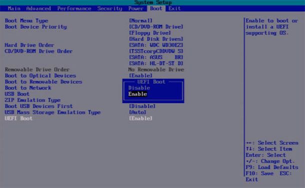 Screenshot che mostra come installare Windows 7 su Windows 8
