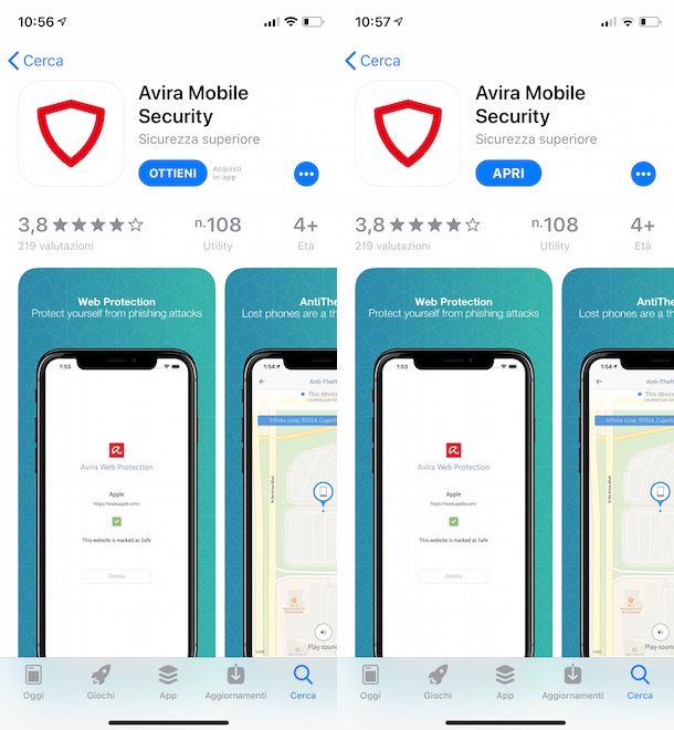 Avira su iPhone