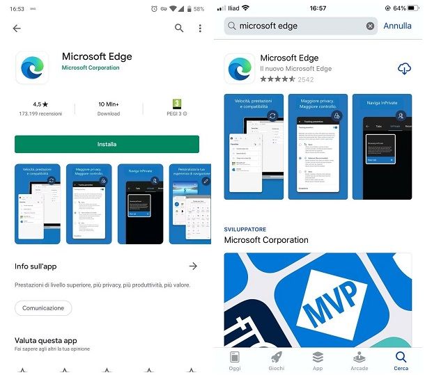 Come installare Internet Explorer su Android, iOS e iPadOS