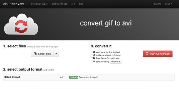 Come convertire in AVI