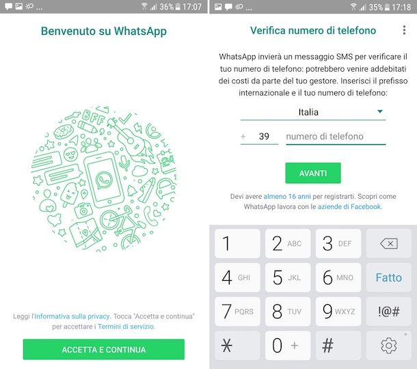 Come scaricare WhatsApp gratis per Samsung