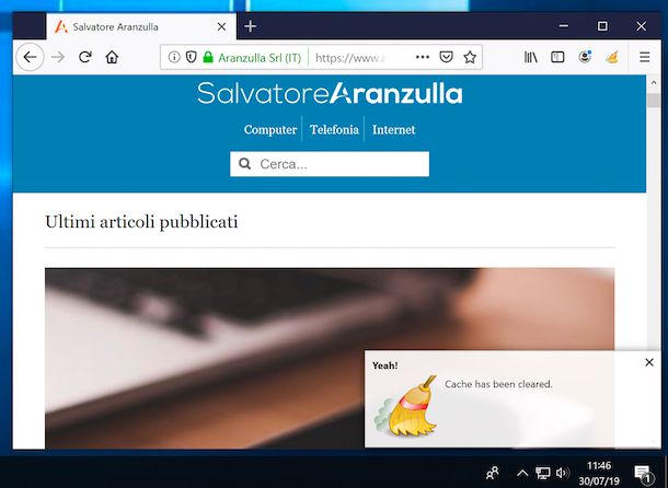 Clear Cache Firefox