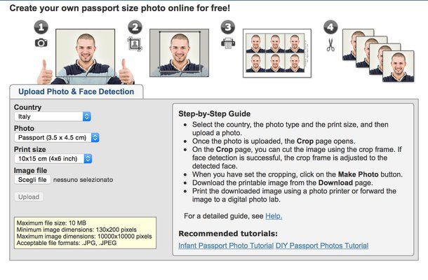 Come fare foto online