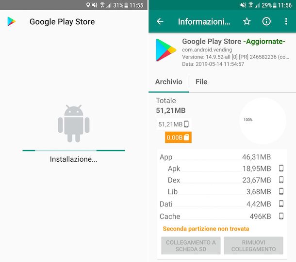 Installare Play Store su Android