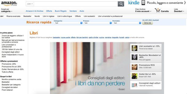 Come comprare libri usati