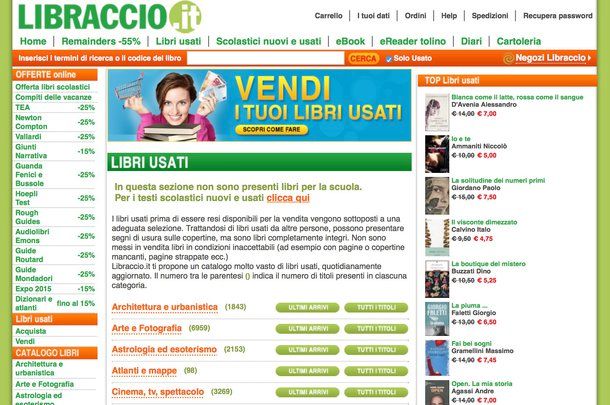 Come comprare libri usati