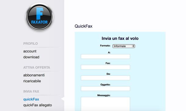 Come mandare fax via Internet