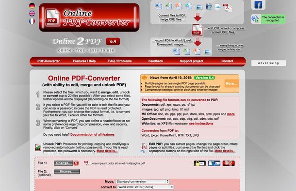 Come convertire PDF in Word Mac