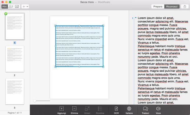 Come convertire PDF in Word Mac