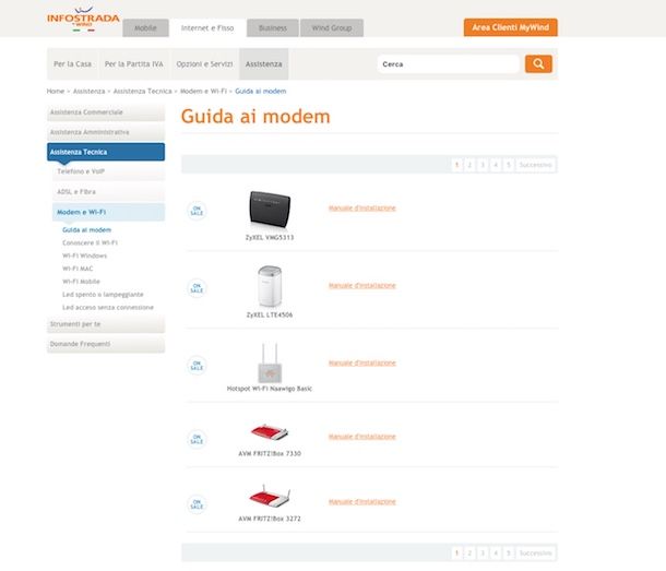 Come configurare router Infostrada