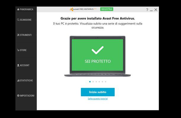 Come scaricare antivirus gratis in italiano