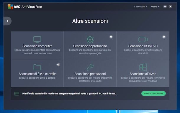 Antivirus gratis italiano