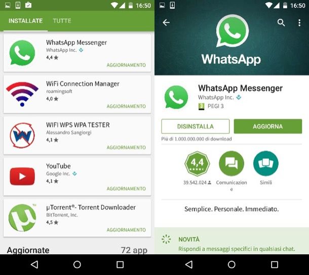 Come rinnovare WhatsApp