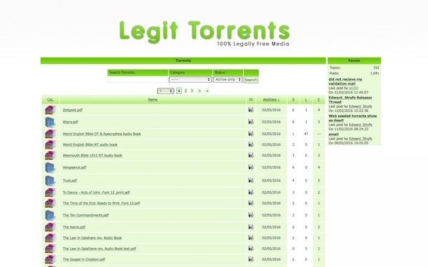 Legit Torrents