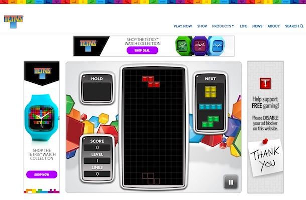 Come giocare a Tetris gratis
