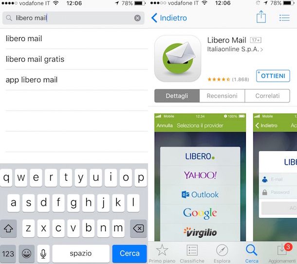 Come configurare Libero Mail mobile su iPhone