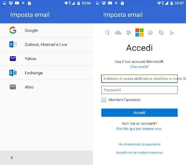 posta hotmail su gmail