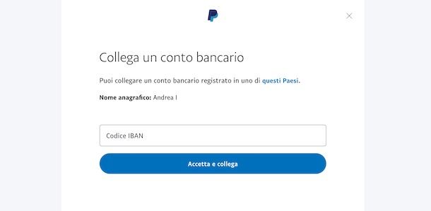 Come creare un account PayPal senza carta di credito