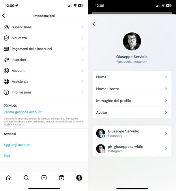 Come collegare Facebook a Instagram