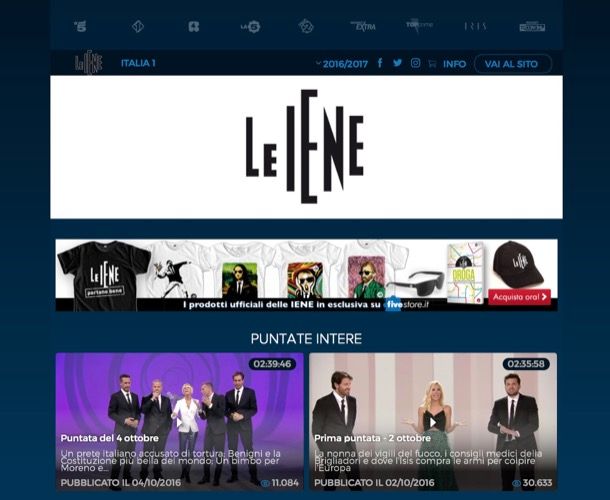 trasmissioni mediaset
