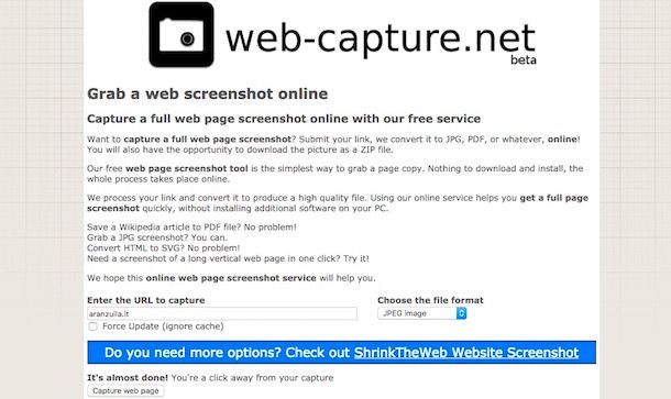Web Capture
