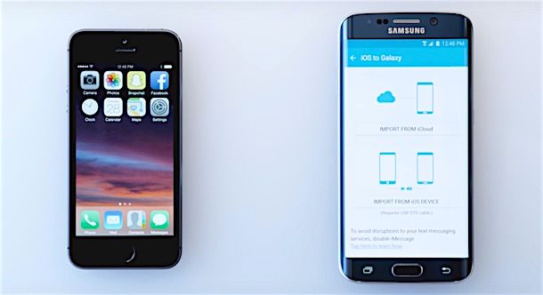 Come trasferire contatti da iPhone a cellulari Samsung