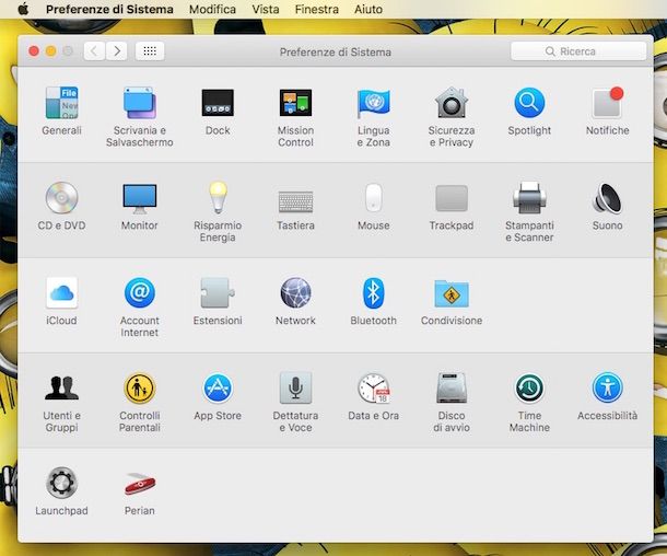 Screenshot OS X