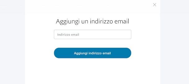 Come cambiare email PayPal