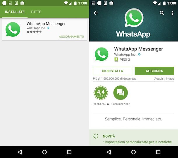 come attivare le chiamate su WhatsApp