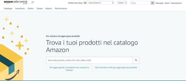 Come vendere su Amazon