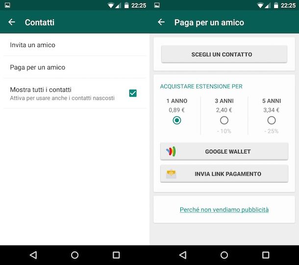 Come pagare WhatsApp con credito telefonico