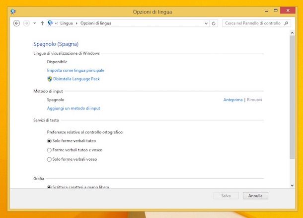 Screenshot di Windows 8